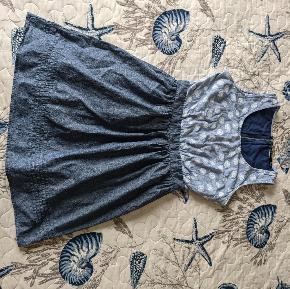 Doe & Rae dandelion denim dress size medium